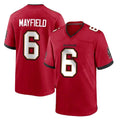 TB.Buccaneers #6 Baker Mayfield Player Red Home Game Ldoa Stitched Jerseys