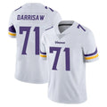 M.Vikings #71 Christian Darrisaw Player White Limited Vapor Untouchable Home Game Ldoa Stitched Jerseys