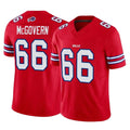 B.Bills #66 Connor McGovern Player Red Vapor F.U.S.E. Jersey Limited Home Game Ldoa Stitched Jerseys