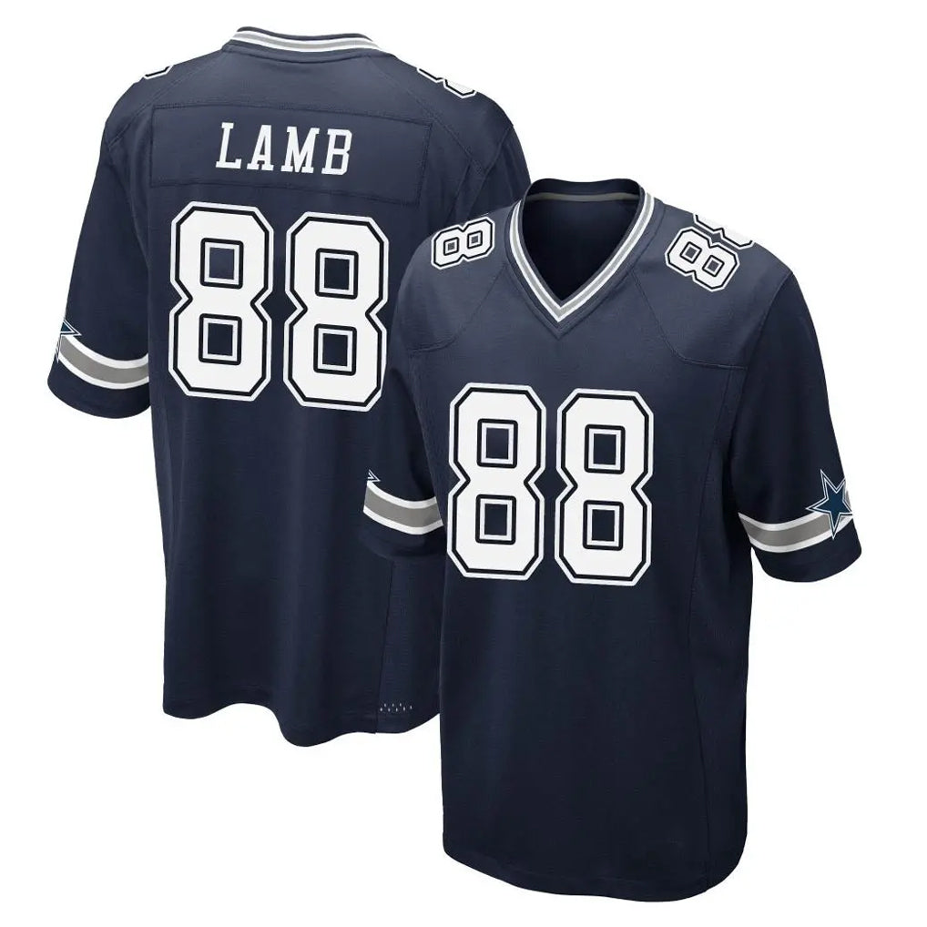 D.Cowboys #88 CeeDee Lamb Player Navy Home Game Ldoa Stitched Jerseys