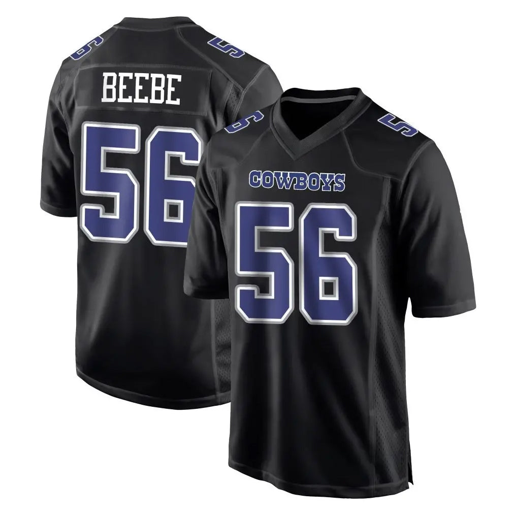 D.Cowboys #56 Cooper Beebe Player Carbon Black Fashion Home Game Kdoa Stitched Jerseys