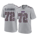 NY.Giants #72 Jermaine Eluemunor Player Gray Atmosphere Fashion Limited Game Ldoa Stitched Jerseys