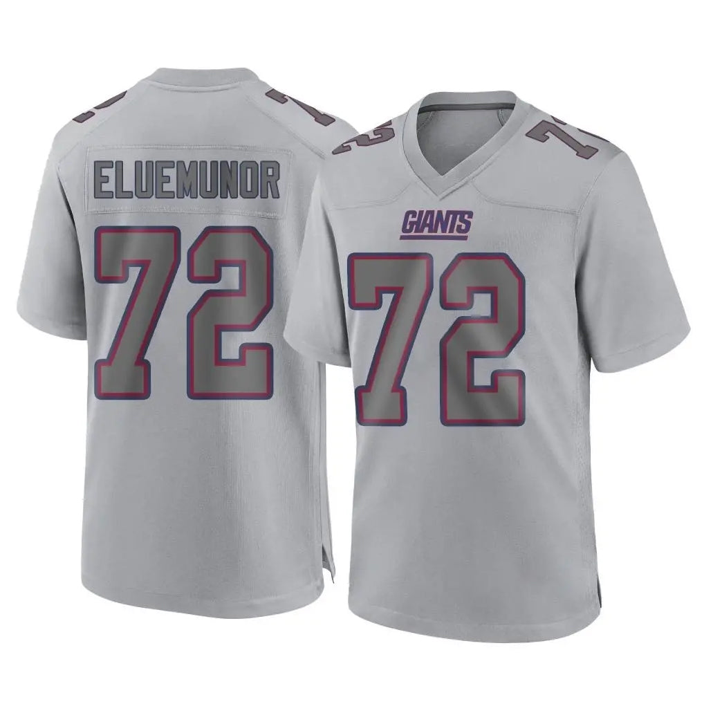 NY.Giants #72 Jermaine Eluemunor Player Gray Atmosphere Fashion Limited Game Ldoa Stitched Jerseys