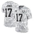 IN.Colts #17 Daniel Jones Player Arctic Camo Salute To Service Limited Game Ldoa Stitched Jerseys