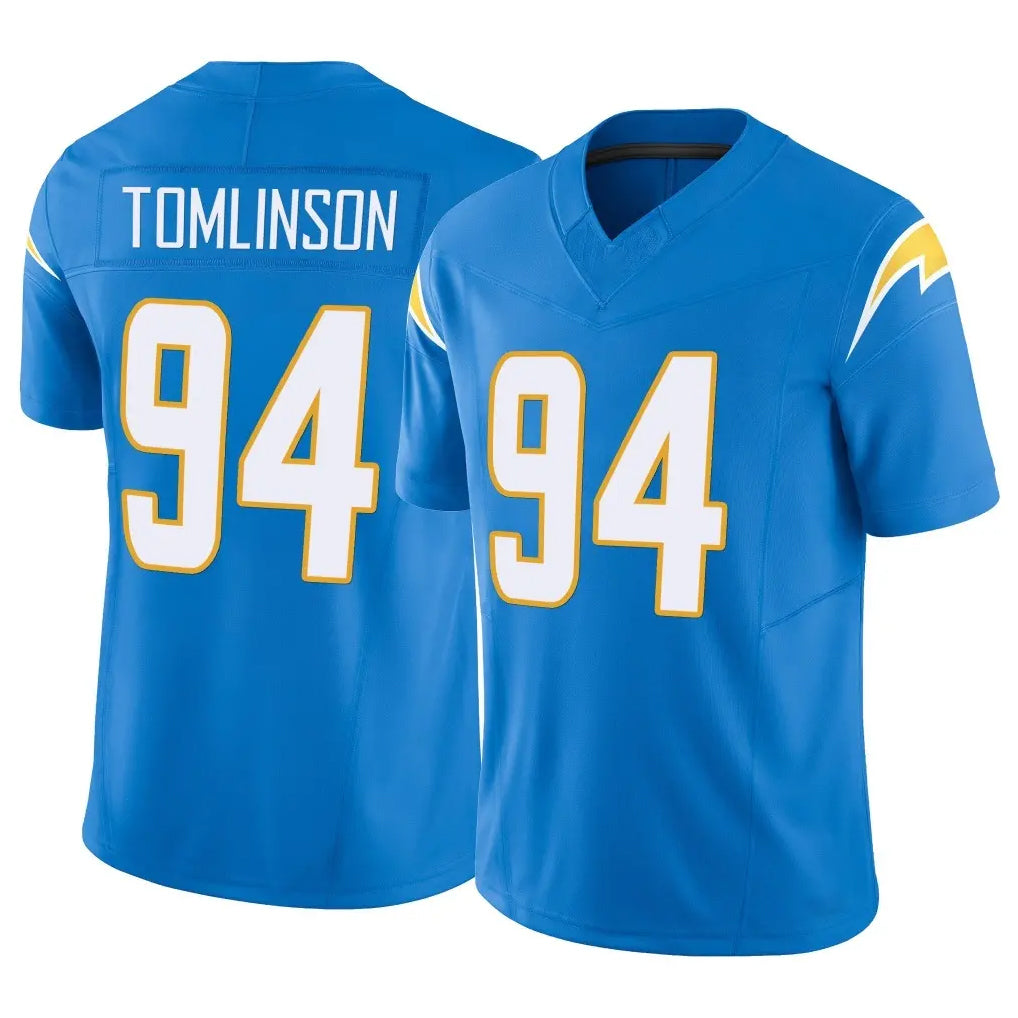 LA.Chargers #94 Dalvin Tomlinson Player Blue Limited Vapor F.U.S.E. Home Game Ldoa Stitched Jerseys