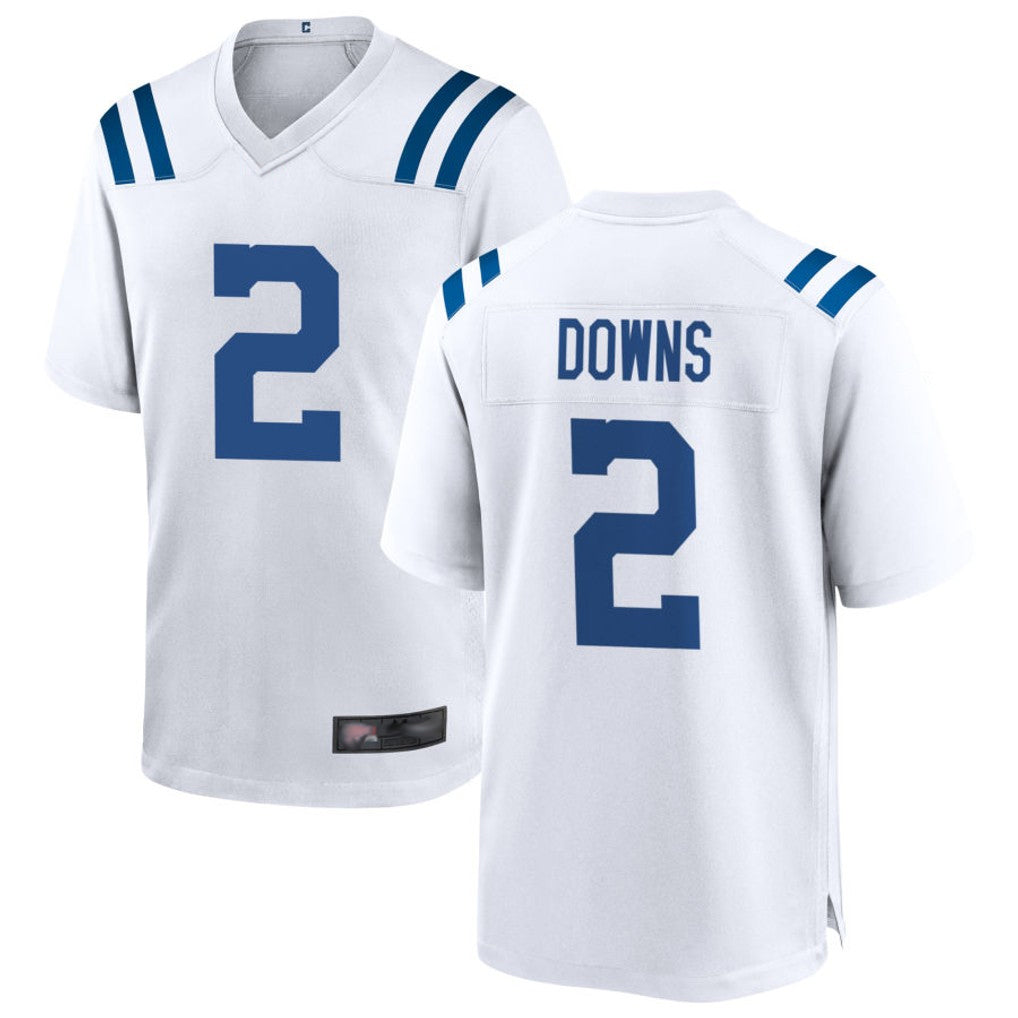 IN.Colts #2 Josh Downs Player White Home Game Ldoa Stitched Jerseys