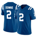 IN.Colts #2 Josh Downs Player Royal Limited Vapor F.U.S.E. Home Game Ldoa Stitched Jerseys