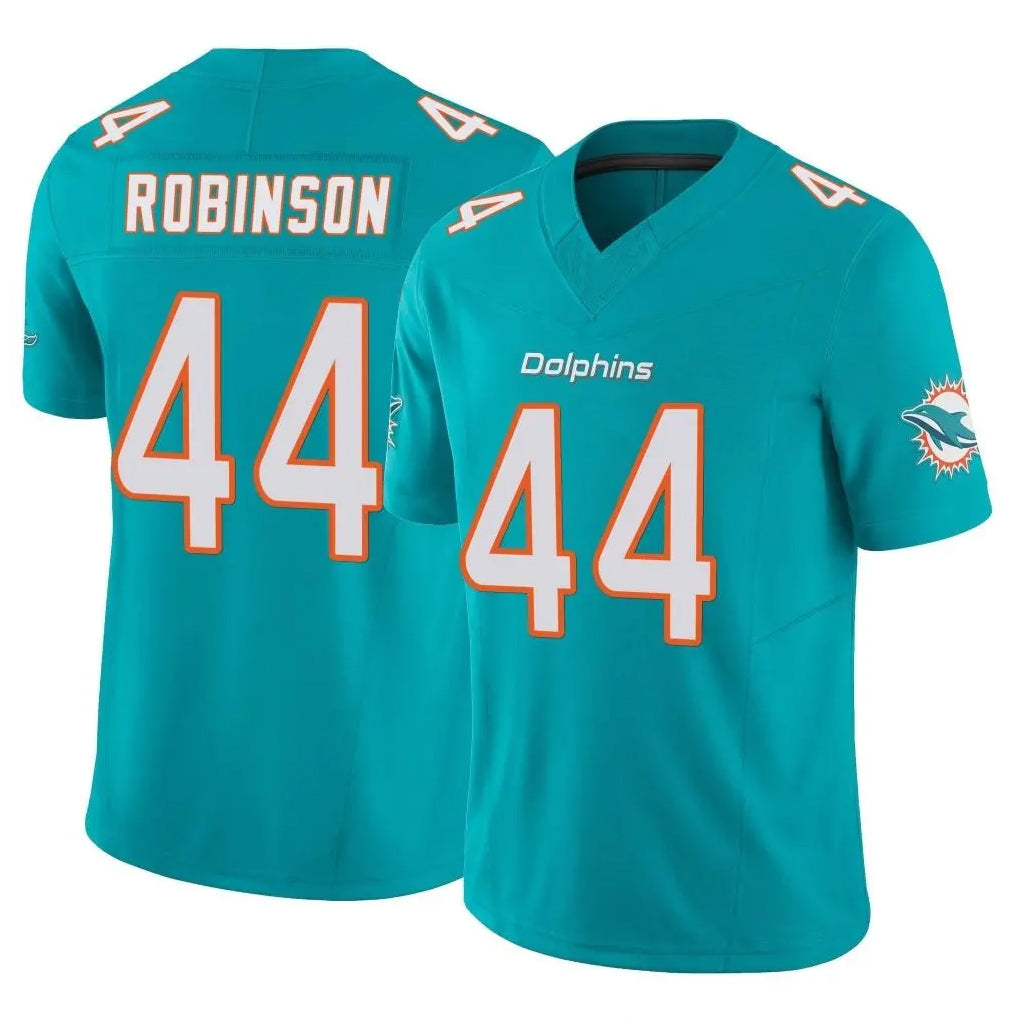 M.Dolphins #44 Chop Robinson Player Aqua Limited Vapor F.U.S.E. Home Game Ldoa Stitched Jerseys