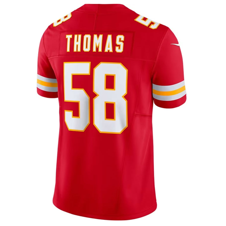 KC.Chiefs #58 Derrick Thomas Player Red Vapor F.U.S.E. Limited Ldoa Stitched Jerseys