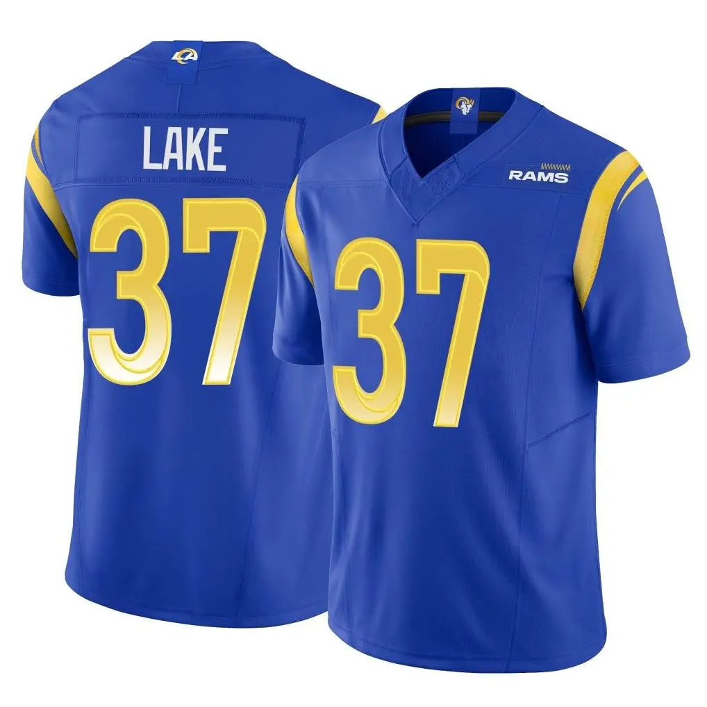 LA.Rams #37 Quentin Lake Player Royal Limited Vapor F.U.S.E. Home Game Ldoa Stitched Jerseys