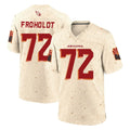 A.Cardinals #72 Hjalte Froholdt Player Cream Rivalries Collection Game Ldoa Stitched Jerseys