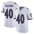 B.Ravens #40 Teddye Buchanan Player White Vapor F.U.S.E. Limited Ldoa Stitched Jerseys