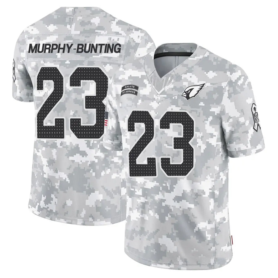A.Cardinals #23 Sean Murphy-Bunting Player Camo Salute to Service Limited Ldoa Stitched Jerseys