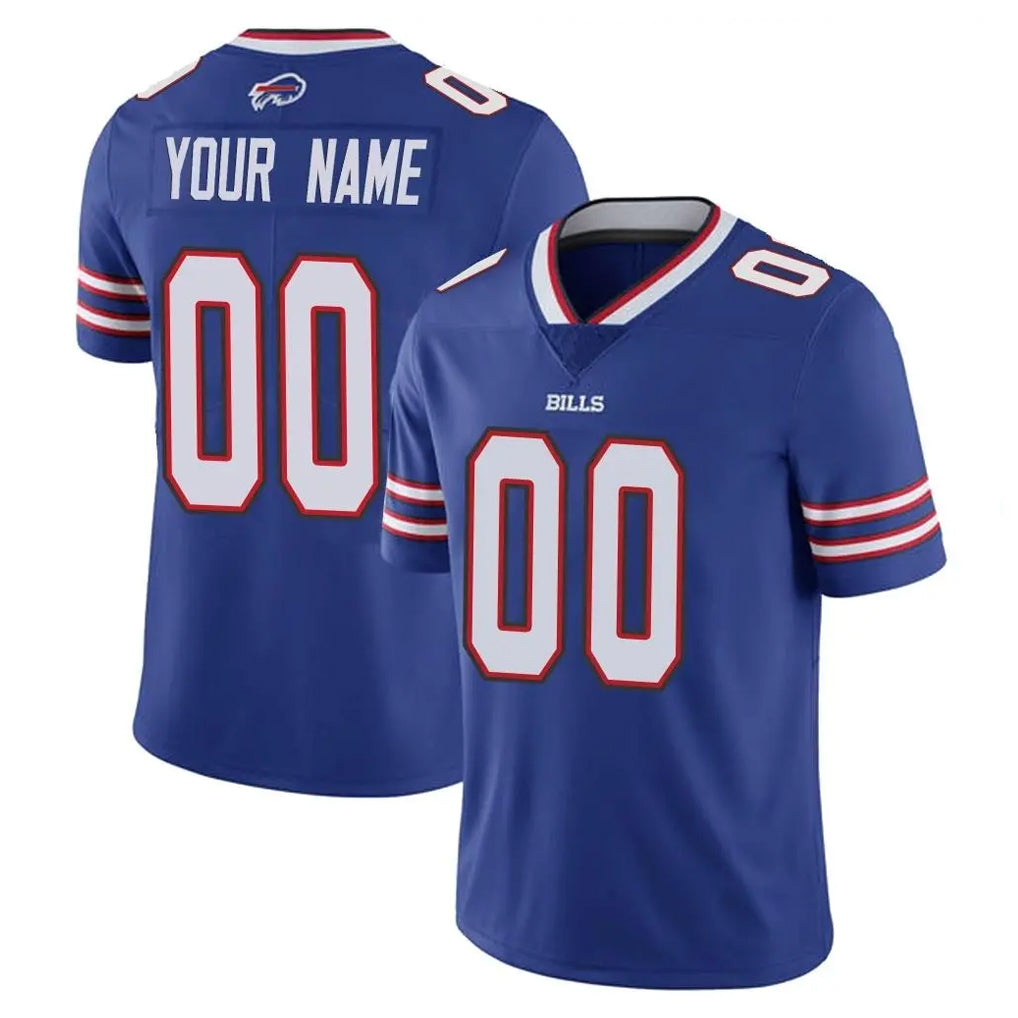Custom B.Bills Royal Vapor Untouchable Limited Any Name & Numbers Ldoa Stitched Jerseys