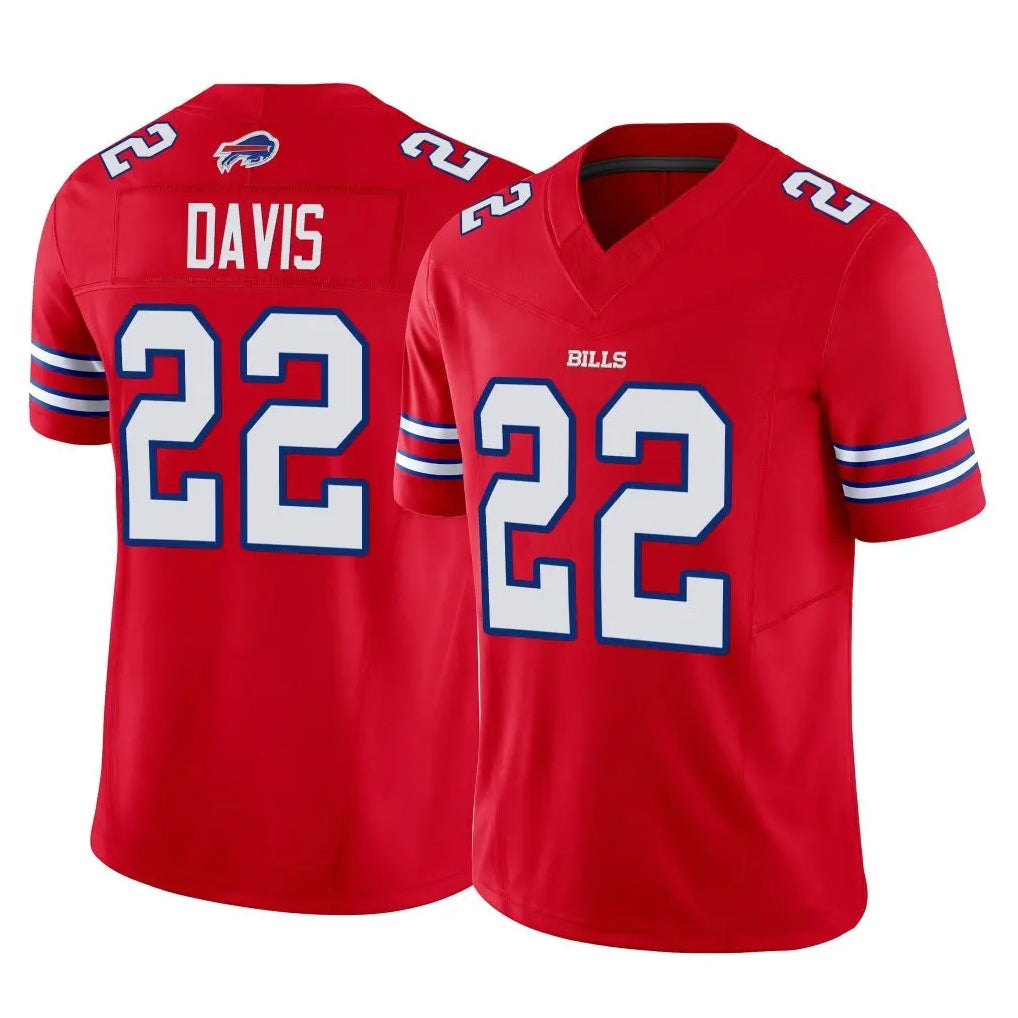 B.Bills #22 Ray Davis Player Red Vapor F.U.S.E. Limited Ldoa Stitched Jerseys