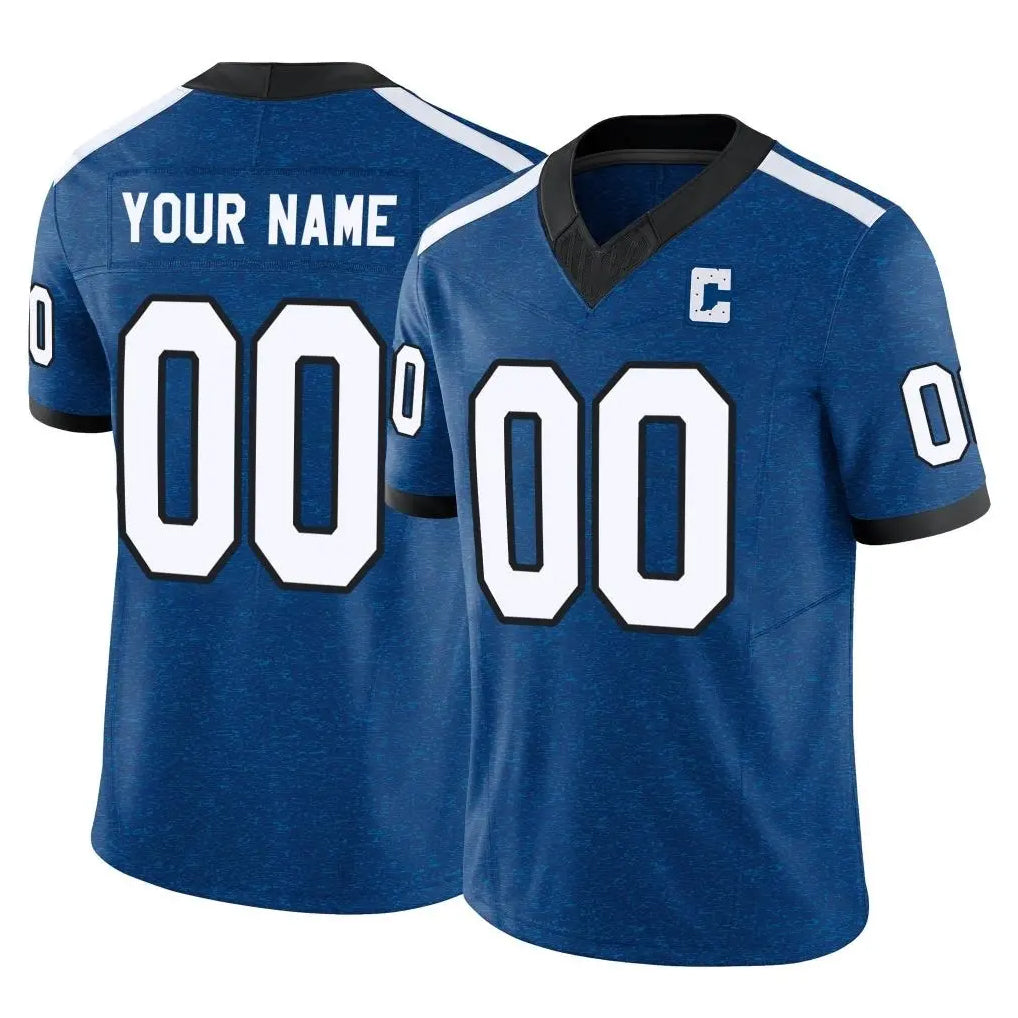 Custom IN.Colts Royal Limited Indiana Nights Alternate Vapor F.U.S.E. Home Game Any Name & Numbers Ldoa Stitched Jerseys