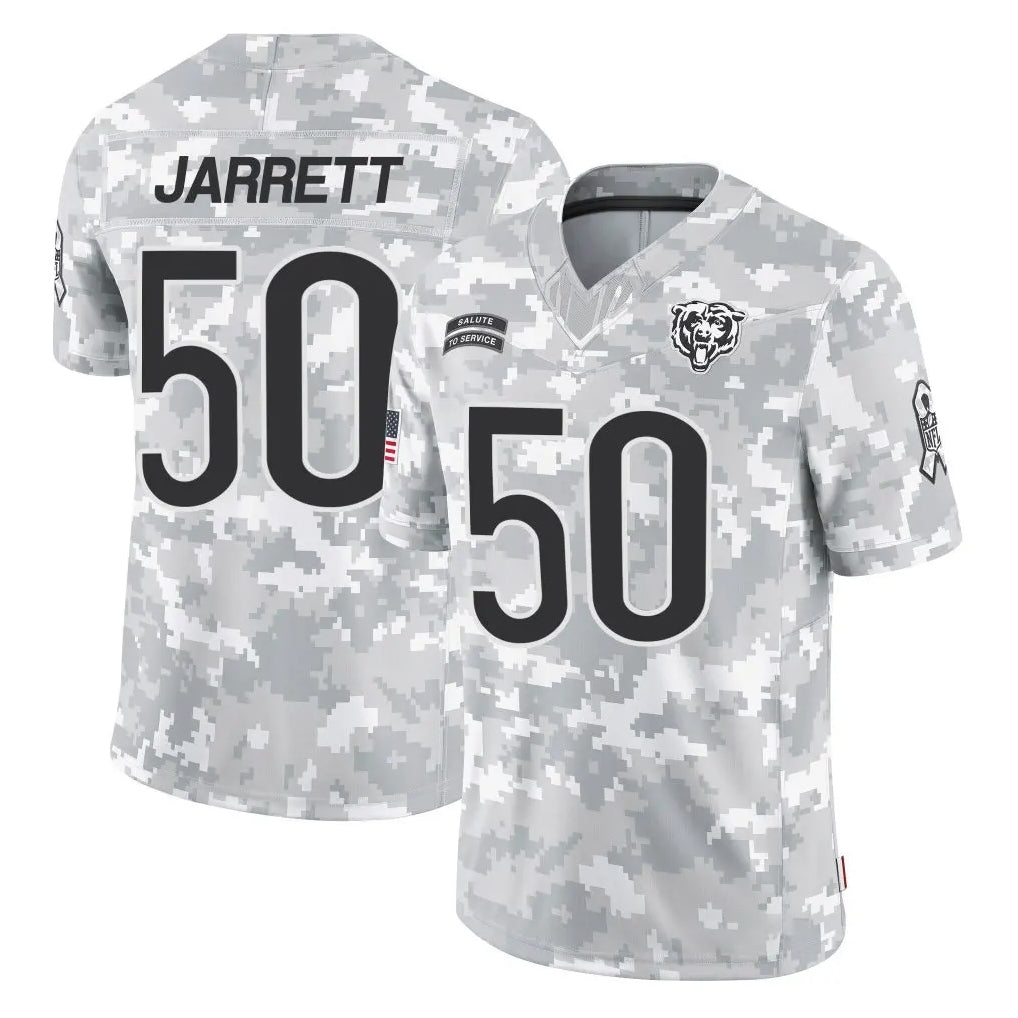 C.Bears #50 Grady Jarrett Player Arctic Camo Salute to Service Limited Ldoa Stitched Jerseys
