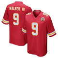 KC.Chiefs #9 Kenneth Walker III Player Red Home Game Ldoa Stitched Jerseys