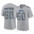 IN.Colts #60 Tanor Bortolini Player Gray Atmosphere Fashion Home Game Ldoa Stitched Jerseys
