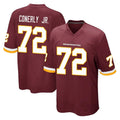 W.Commanders #72 Josh Conerly Jr. Player Burgundy Team Color Home Game Ldoa Stitched Jerseys