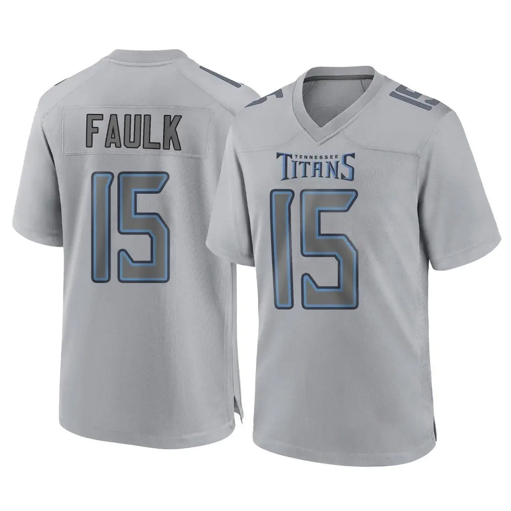 T.Titans #15 Keldric Faulk Player Gray Atmosphere Fashion Home Game Ldoa Stitched Jerseys