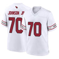 A.Cardinals #70 Paris Johnson Jr. Player White Home Game Ldoa Stitched Jerseys