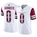 W.Commanders #0 Mike Sainristil Player White Limited Vapor Home Game Ldoa Stitched Jerseys