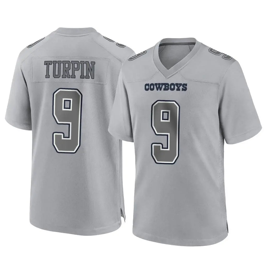 D.Cowboys #9 KaVontae Turpin Player Gray Atmosphere Fashion Home Game Ldoa Stitched Jerseys