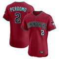 A.Diamondbacks #2 Geraldo Perdomo Player Red Limited Elite Home Game Ldoa Stitched Jerseys