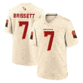 A.Cardinals #7 Jacoby Brissett Player Cream Rivalries Collection Game Stitched Jerseys