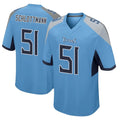 T.Titans #51 Austin Schlottmann Player Light Blue Home Game Ldoa Stitched Jerseys