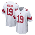NY.Giants #19 Jameis Winston Player White Home Game Ldoa Stitched Jerseys