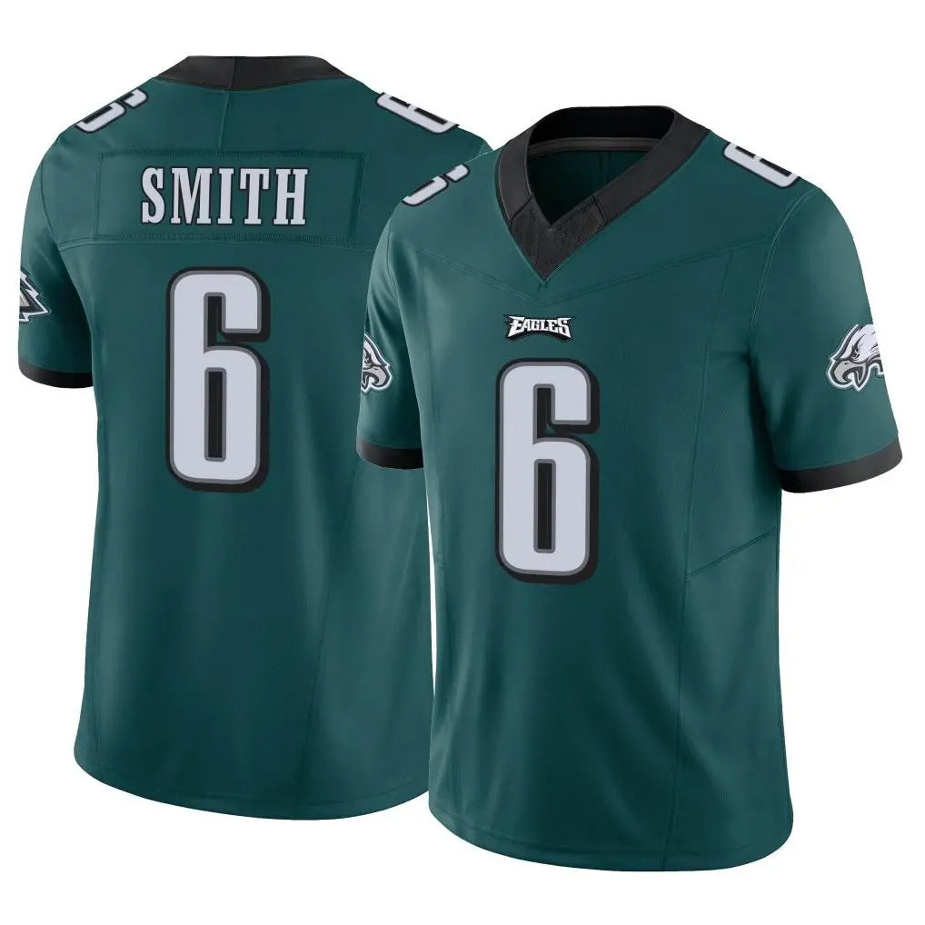 P.Eagles #6 DeVonta Smith Player Team Color Green Limited Vapor F.U.S.E. Home Game Ldoa Stitched Jerseys
