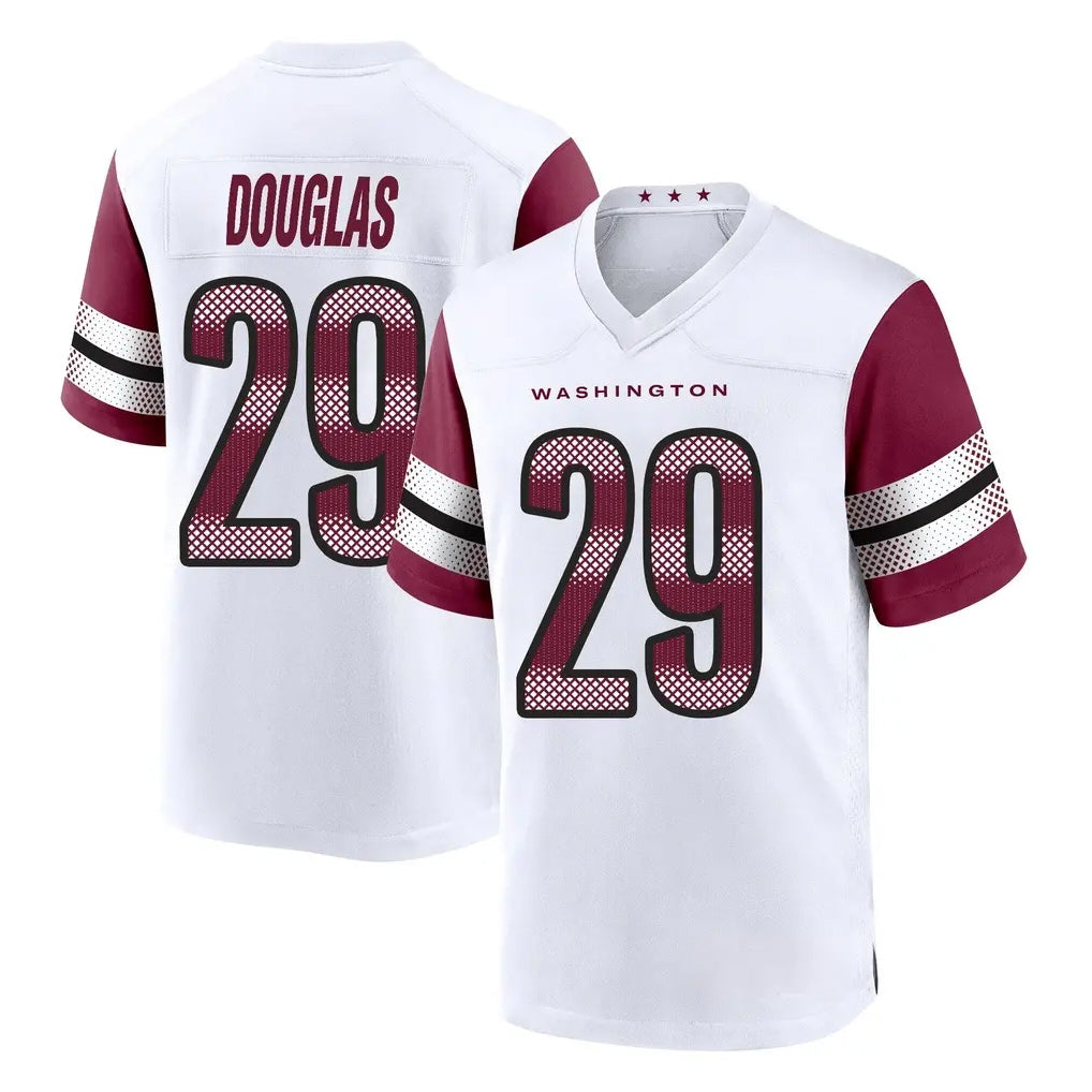 W.Commanders #29 Rasul Douglas Player White Game Home Ldoa Stitched Jerseys