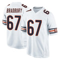 C.Bears #67 Garrett Bradbury Player White Home Game Ldoa Stitched Jerseys