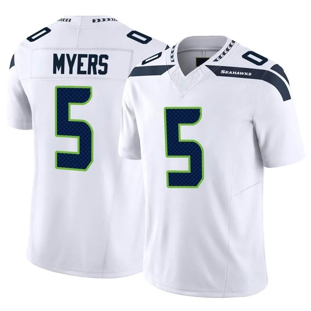 S.Seahawks #5 Jason Myers Player White Limited Vapor F.U.S.E. Home Game Ldoa Stitched Jerseys
