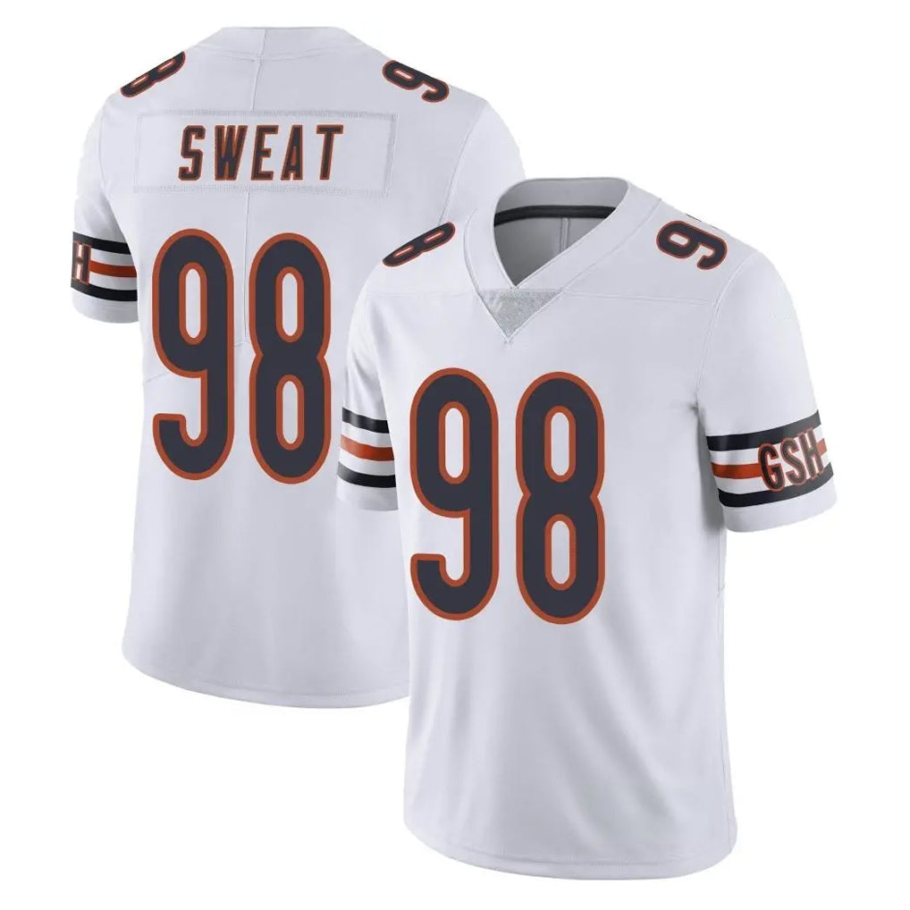 C.Bears #98 Montez Sweat Player White Vapor Untouchable Limited Home Game Ldoa Stitched Jerseys