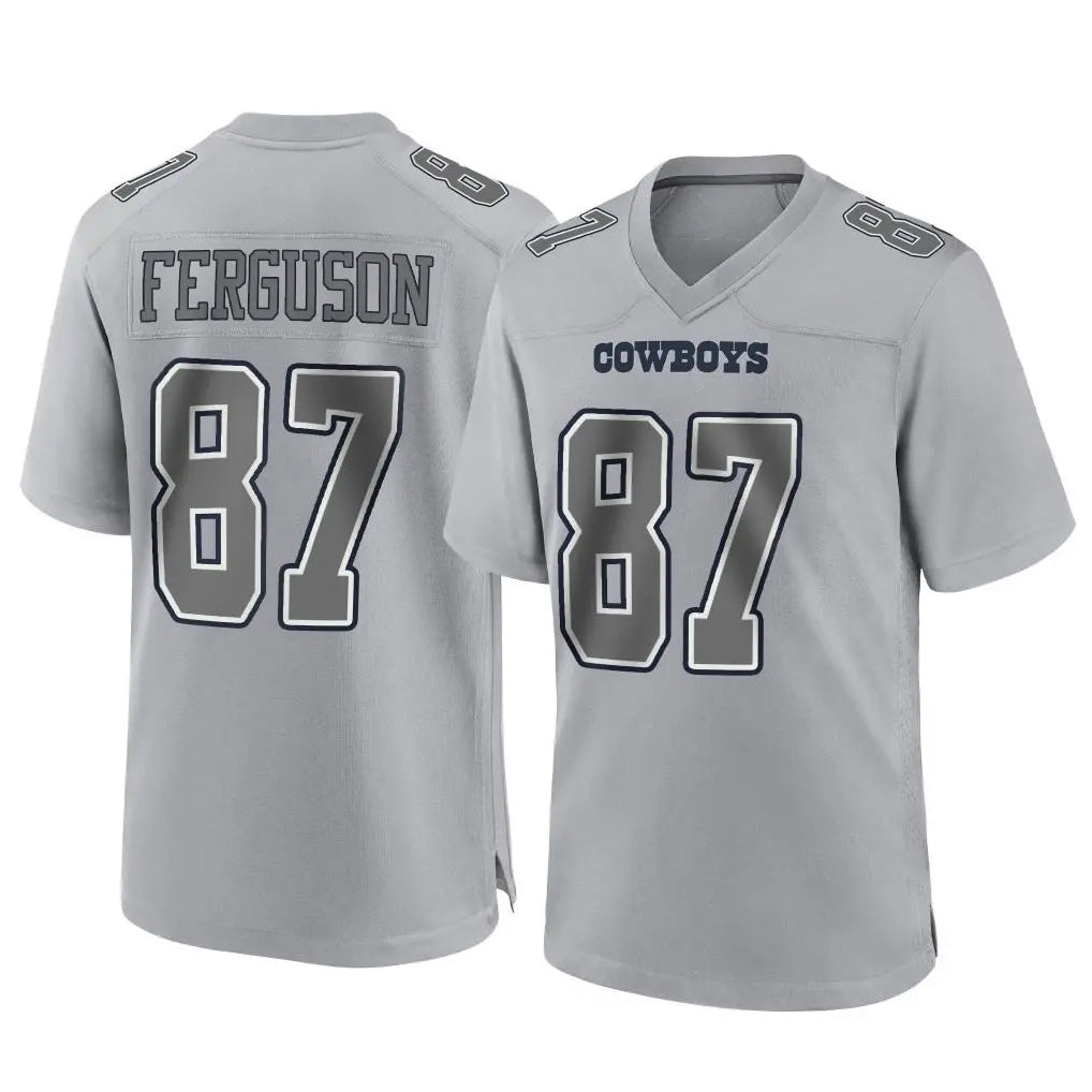 D.Cowboys #87 Jake Ferguson Player Gray Atmosphere Fashion Home Game Ldoa Stitched Jerseys