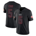 SF.49ers #5 Mike Evans Player Black Impact Limited Home Game Ldoa Stitched Jerseys
