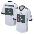 P.Eagles #69 Landon Dickerson Player White Home Game Ldoa Stitched Jerseys