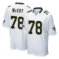 NO.Saints #78 Erik McCoy Player White Home Game Ldoa Stitched Jerseys
