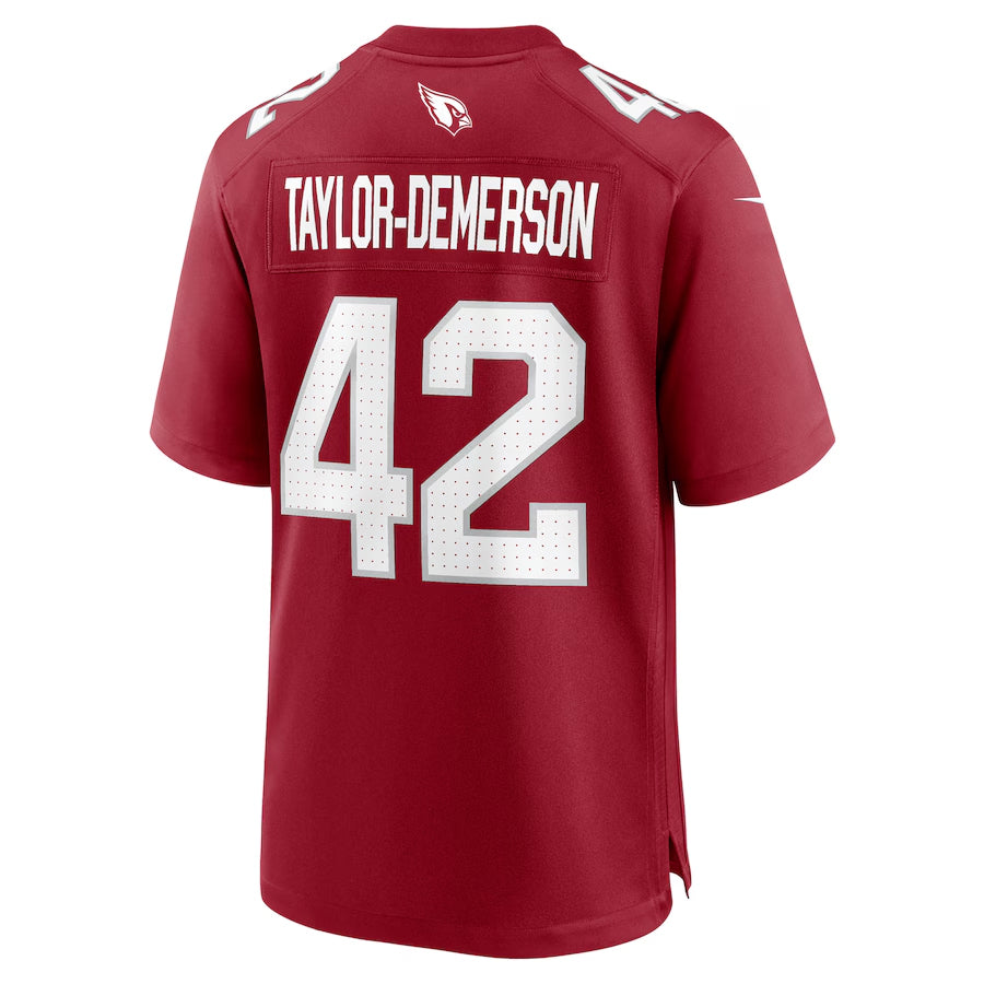 A.Cardinals #42 Dadrion Taylor-Demerson Player Cardinal Home Game Ldoa Stitched Jerseys