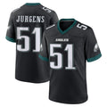 P.Eagles #51 Cam Jurgens Player Black Game Home Ldoa Stitched Jerseys
