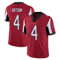 A.Falcons #4 Jahan Dotson Player Red Color Vapor Untouchable Limited Home Game Ldoa Stitched Jerseys