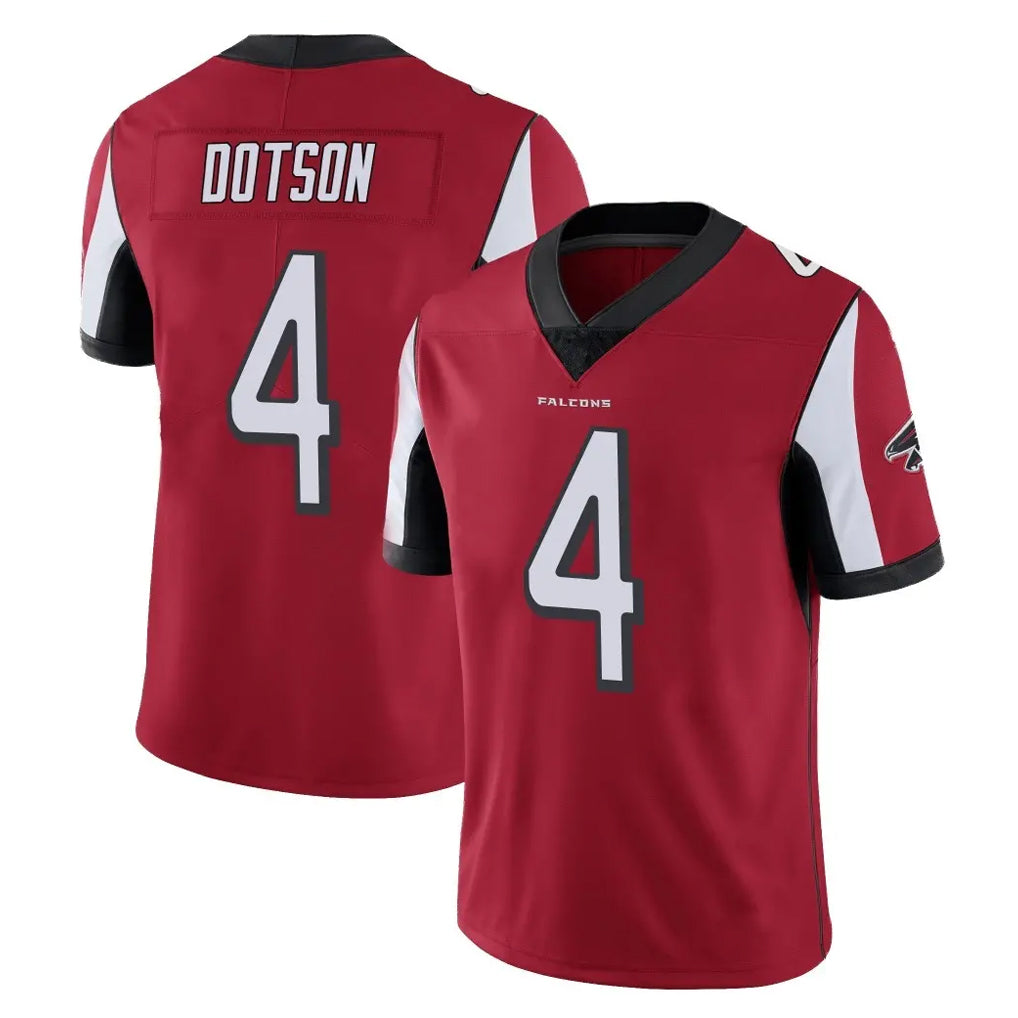 A.Falcons #4 Jahan Dotson Player Red Color Vapor Untouchable Limited Home Game Ldoa Stitched Jerseys