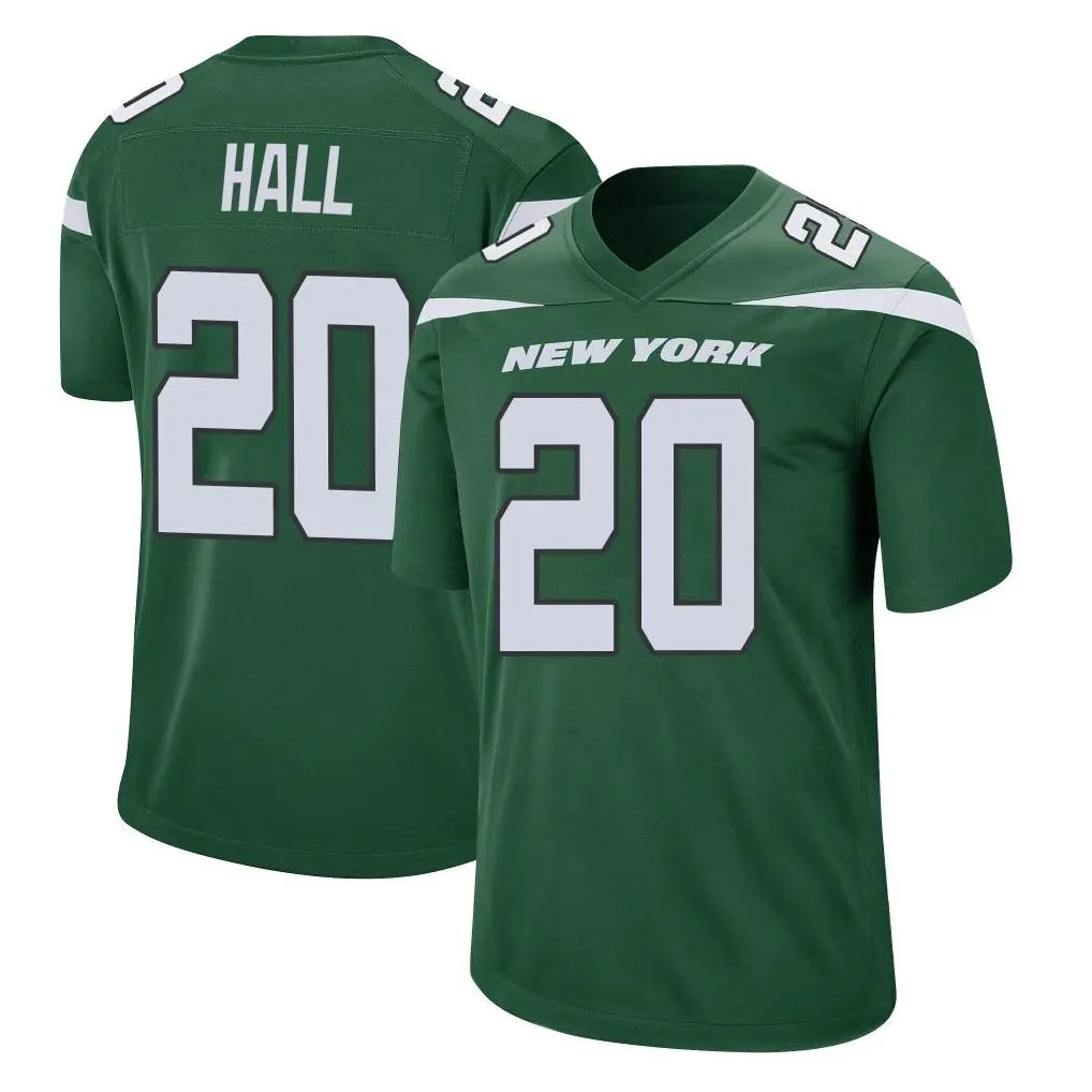 NY.Jets #20 Breece Hall Player Green Home Game Ldoa Stitched Jerseys
