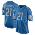D.Lions #21 Roger McCreary Player Blue Home Game Ldoa Stitched Jerseys