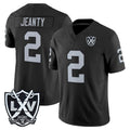 LV.Raiders #2 Ashton Jeanty Player Black 2026 Vapor Limited Home Game Ldoa Stitched Jerseys