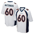 D.Broncos #60 Luke Wattenberg Player White Game Ldoa Stitched Jerseys