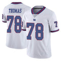 NY.Giants #78 Andrew Thomas Player White Color Rush Home Game Ldoa Stitched Jerseys